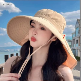 MŨ CHỐNG NẮNG NỮ CHÙM GÁY-sỉ 77k