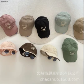 MŨ LƯỠI TRAI GẤU KÈM KÍNH CHO BÉ -sỉ 109k