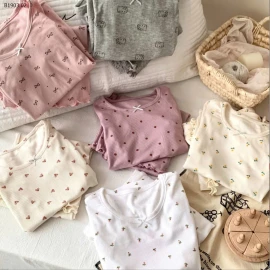 BỘ THUN COTTON HOA NHÍ BG QCCC-sỉ 100-120 : 116K           130-150 : 137K           160-170 : 158K 