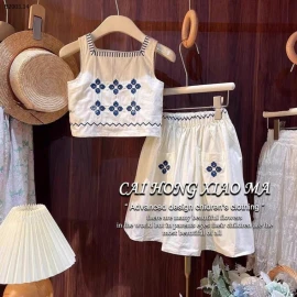 SET VÁY HỌA TIẾT CHO BÉ GÁI -sỉ 135k