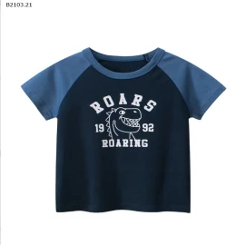 SET 3 ÁO PHÔNG HOẠT HÌNH BÉ TRAI HÃNG 27 KIDS -sỉ 120k