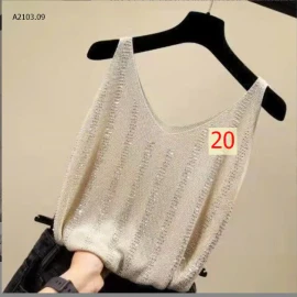 BST ÁO CỔ V SÁT NÁCH SLING NỮ -sỉ 85k