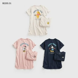 Đầm xuông Disney sỉ 120k