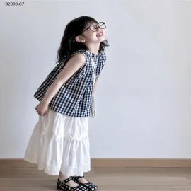 SET ÁO VÁY BG CUTE -sỉ Áo : 133k           Váy : 170k 