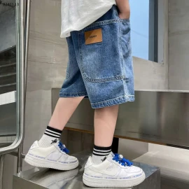 QUẦN SHORT JEAN BÉ TRAI-sỉ 100k 