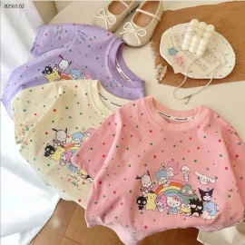 ÁO PHÔNG HOẠ TIẾT BG -sỉ 68k