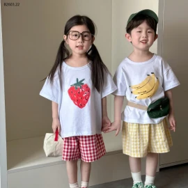 SET BỘ HỌA TIẾT CỦ QUẢ CUTE CHO BÉ -sỉ 143k