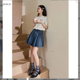 QUẦN SHORT JEAN ỐNG RỘNG NỮ-sỉ 169k