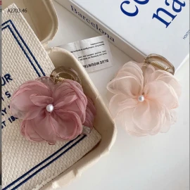 SET 2 KẸP HOA TONE HỒNG  -sỉ 65k/set 2c chọn màu