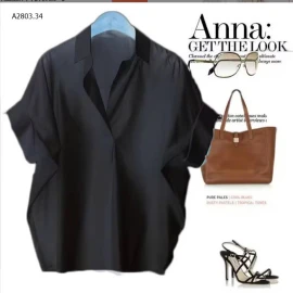 SƠ MI TRẮNG DÁNG SUÔNG. -sỉ 87k