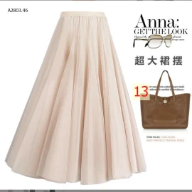CHÂN VÁY VOAN XOÈ ANNA -sỉ 145k