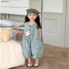 ÁO LIỀN QUẦN DENIM BÉ GÁI -sỉ 132k