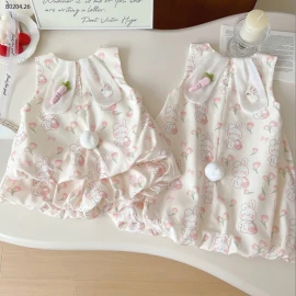Set thỏ siêuu cute-sỉ Váy : 135k           Set bộ : 175k
