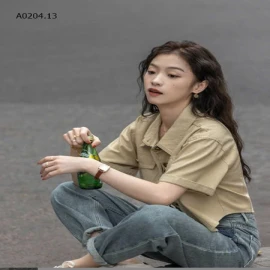 ÁO SƠ MI CỘC TAY NỮ-sỉ 133k