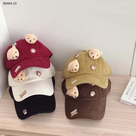 MŨ LƯỠI TRAI GẤU CHO BÉ-sỉ 84k