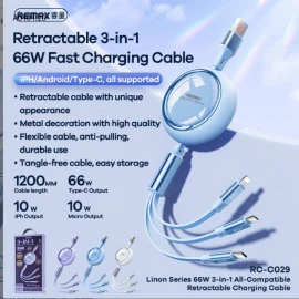 Dây sạc REMAX CHÍNH HÃNG 3in1 -sỉ 109k