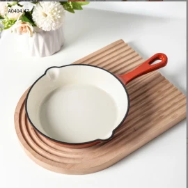 Chảo gang đỏ nhà Kitchen happiness-sỉ 178k