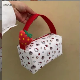 TÚI ĐỰNG MỸ PHẨM MÈO DỄ THƯƠNG-sỉ 36k