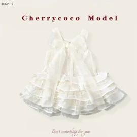 VÁY CÔNG CHÚA BÉ GÁI CHERRY COCO-sỉ 222k