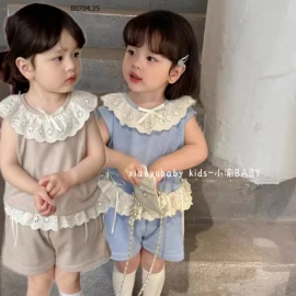 BỘ BÉ GÁI PHỐI REN-sỉ 163k