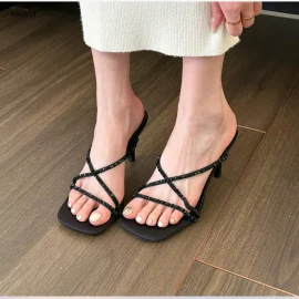 SANDAL CAO GÓT BLING CHO NỮ -sỉ 167k