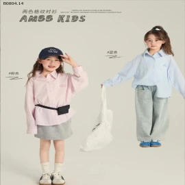 SƠ MI BÉ GÁI HÃNG AMBB KIDS CUTE -sỉ 125k