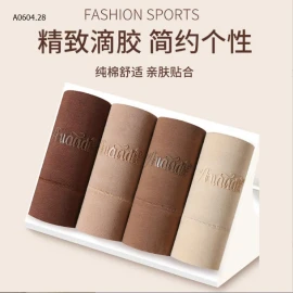 SET 4 QUẦN CHIP CẠP CAO TONE MÀU DỊU KEOOOOO -sỉ 115k/set 4c mix màu