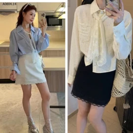 CHÂN VÁY CHỮ A PHỐI -sỉ 146k