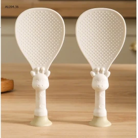 SET 2 MUÔI XỚI CƠM CÓ ĐẾ -sỉ 40k/set 2c mix màu