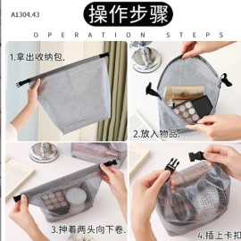    SET 2 TÚI LƯỚI  EVA ĐỰNG MĨ PHẨM - Sỉ 54k/ 1 sét 2 chiếc mix