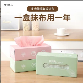 Khăn vải rút đa năng- Sỉ 86k/ 1 sét 4 hộp mix màu