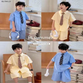 SET BỘ SƠ MI NHÀ AOA CHO BÉ-Sỉ 259k