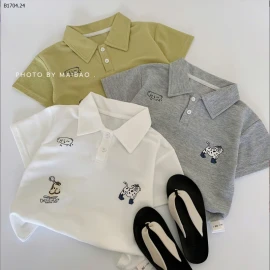 Áo thun POLO  mùa hè cho bé-Sỉ 123k