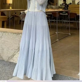 CHÂN VÁY XẾP LY DÁNG DÀI  - sỉ 186k