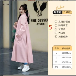 ÁO MƯA CHO NỮ MẪU MỚI- sỉ 138k
