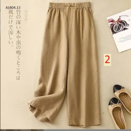 QUẦN SUÔNG COTTON LINEN - sỉ 136k   