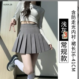 CHÂN VÁY NGẮN XẾP LY- sỉ Chân váy ngắn: 105k Chân váy dài: 115k