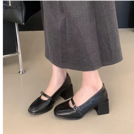 GIÀY MŨI VUÔNG DÁNG CỔ ĐIỂN - sỉ 182k