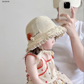 MŨ VÀNH RỘNG PHỐI REN CHO BÉ-sỉ 94k