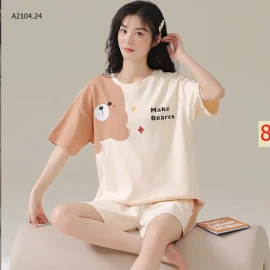 BỘ MẶC NHÀ CỘC TAY CHO NỮ-sỉ 113k