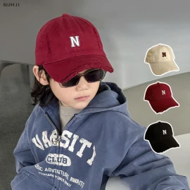 MŨ LƯỠI TRAI CHỮ N CHO BÉ -sỉ 83k