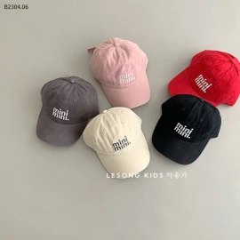 MŨ KẾT THÊU CHỮ MINI-sỉ 84k