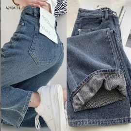 Quần ống rộng cạp cao-sỉ 155k