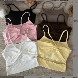 ÁO NƠ HỞ LƯNG KÈM BRA K CẦN MẶC ÁO NGỰC-sỉ 52k