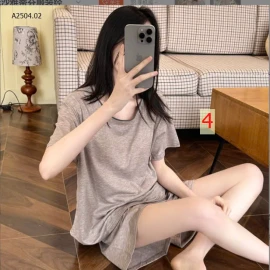 BỘ MẶC NHÀ TRƠN CHO NỮ -sỉ 182k