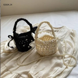 TÚI ĐEO CHÉO NƠ DỆT RỖNG-sỉ 109k