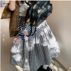 CHÂN VÁY KẺ  ANNA-sỉ 175k