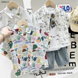 ÁO SƠ MI KACADY BÉ TRAI -sỉ 105k