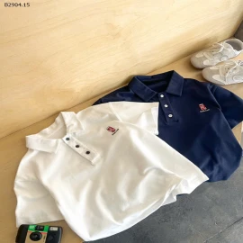 ÁO POLO CỘC TAY CHO BÉ TRAI NHÀ AMBB -sỉ 136k