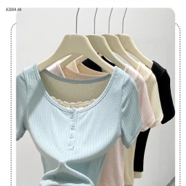 ÁO THUN GIẢ 2 LỚP HOA NHÍ-sỉ 119k